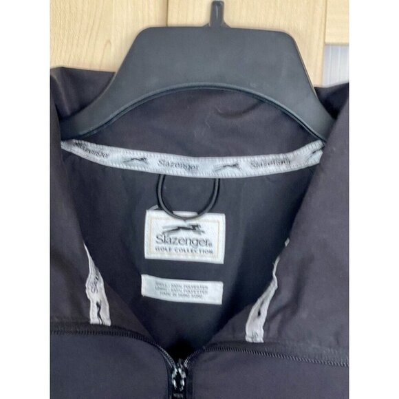 Slazenger Wind & Rain Resistant Golf Jacket Large Windbreaker Top Pullover - Picture 2 of 5